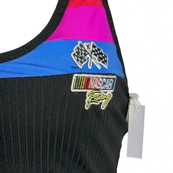 HURLEY x NASCAR One piece swimsuit womens size Small NWT Racing stock car - Picture 2 of 10